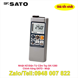 Nhiệt Kế SK-1260,Sato, Waterproof Digital Thermometer SK-1260,Sato